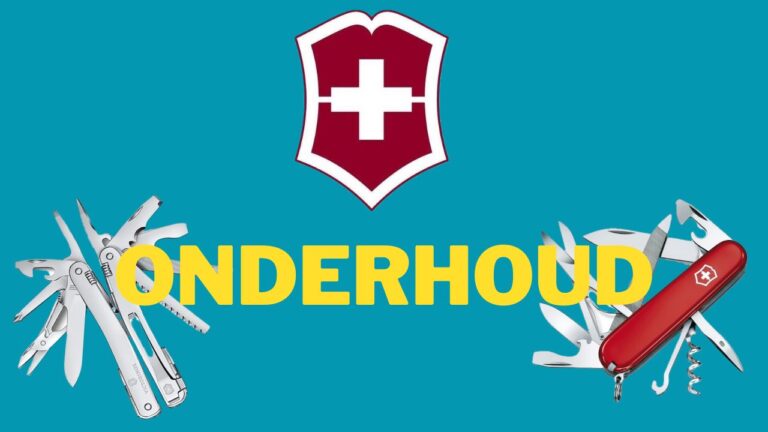 Onderhoud victorinox zakmes