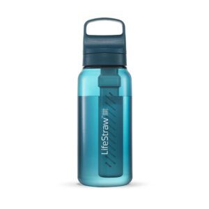 LIFESTRAW GO 2.0 WATER FILTER BOTTLE - 1L- LAGUNA TEAL