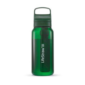 LIFESTRAW GO 2.0 WATER FILTER BOTTLE - 1L -TERRACE GREEN