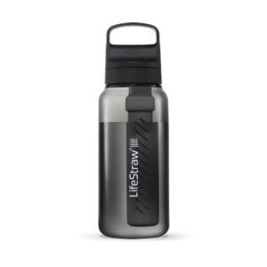 LIFESTRAW GO 2.0 WATER FILTER BOTTLE - 1L- NORDIC NOIR