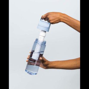 LIFESTRAW GO 2.0 WATER FILTER BOTTLE - ICELANDIC BLUE FILTER