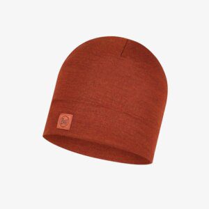 Buff Merino Heavyweight Beanie - Muts solid Sienna