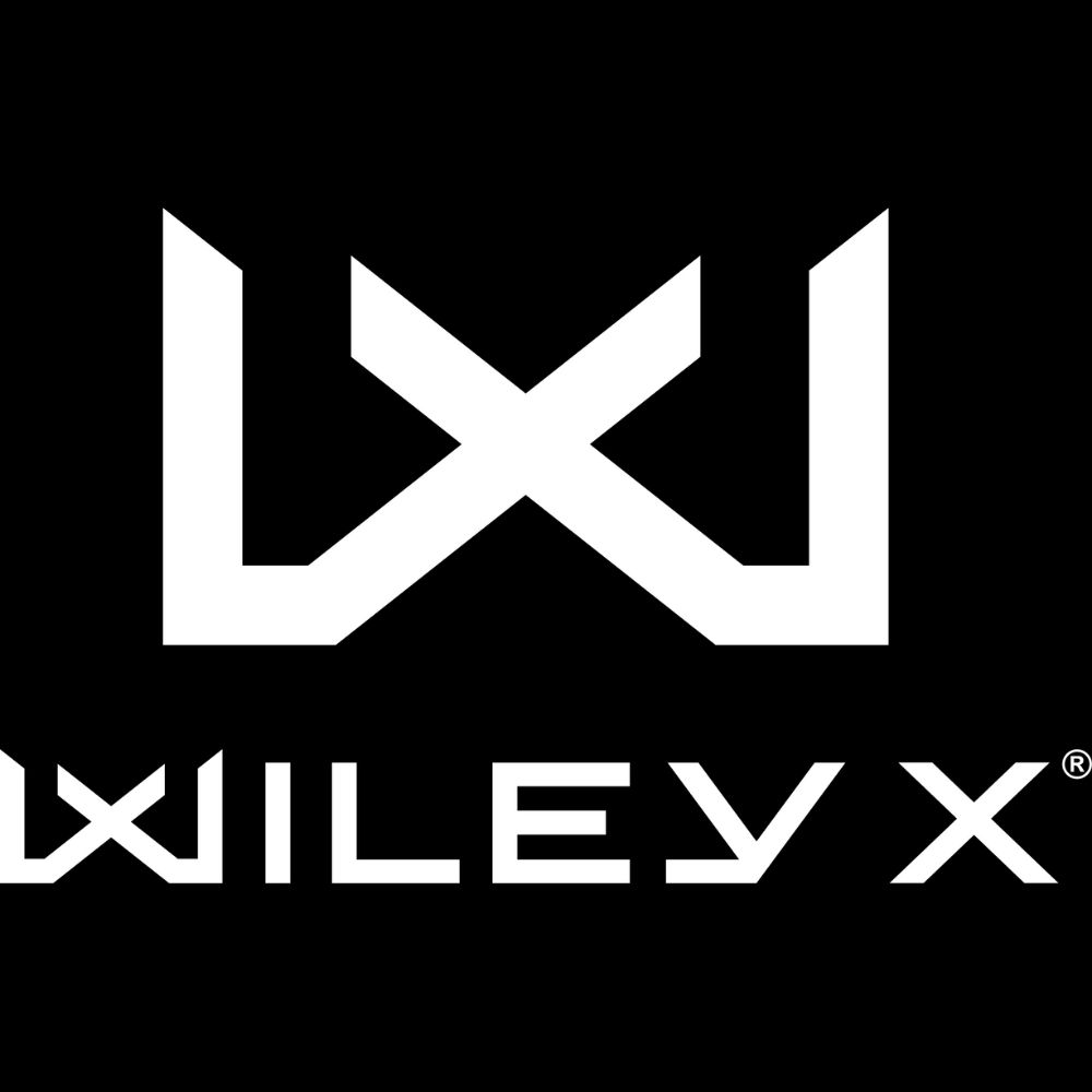 Wiley X logo vierkant zwart
